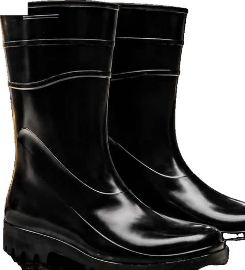 Bota de PVC preta